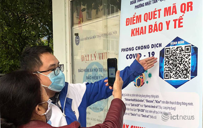 Thực hiện quét mã QR đáp ứng nhanh công tác phòng, chống dịch Covid-19