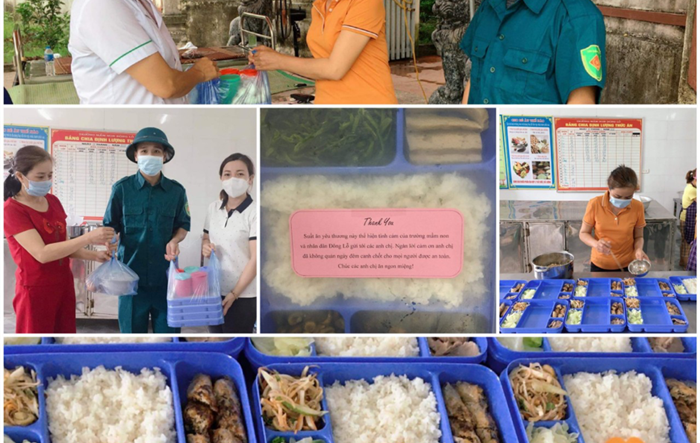 Suất ăn yêu thương tiếp sức chống dịch