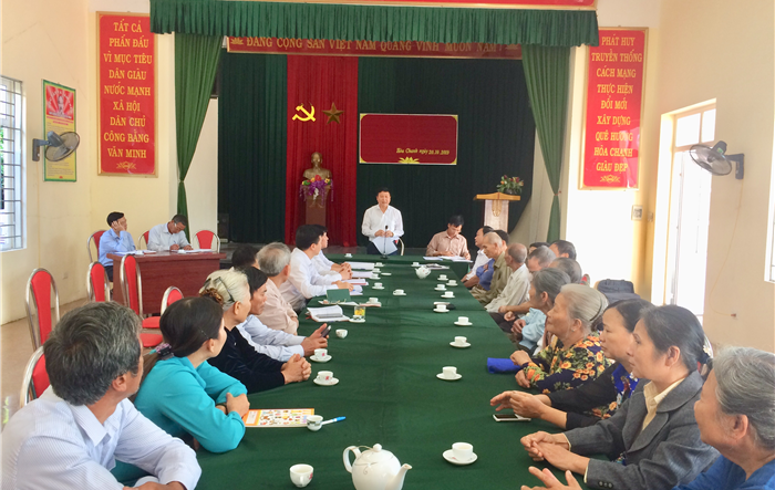 Tăng cường nắm bắt tình hình cơ sở, giải quyết kịp thời, thỏa đáng những vấn đề dân sinh bức xúc