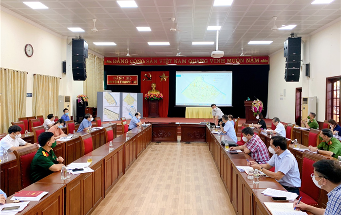 Huyện Thanh Trì tập trung thực hiện quyết liệt chống dịch cấp độ 4