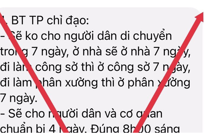 Khuyến cáo người dân không lan truyền thông tin giả mạo