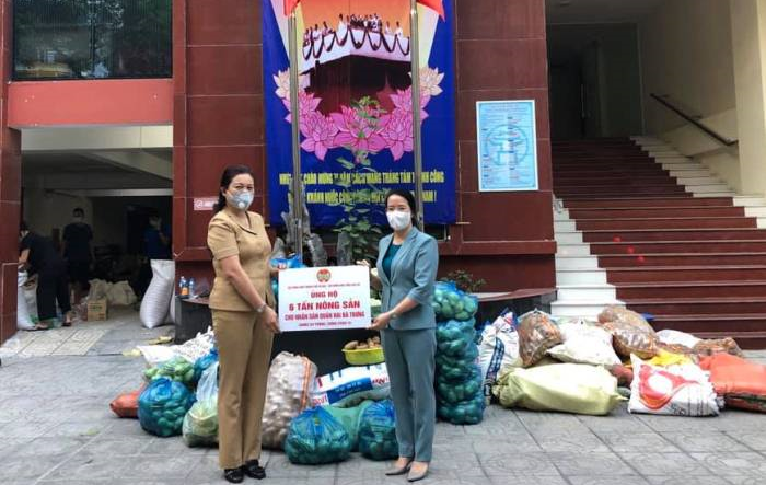 Hội Nông dân tỉnh Lào Cai chung tay ủng hộ người dân Thủ đô 