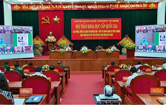 Đại tướng, Tổng tư lệnh Võ Nguyên Giáp - một tài năng quân sự xuất chúng, nhà lãnh đạo có uy tín lớn của cách mạng Việt Nam
