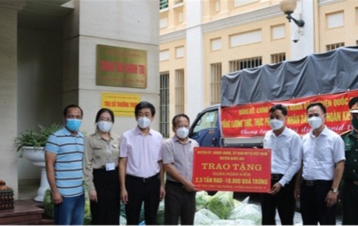 Huyện Quốc Oai “tiếp sức” cùng các quận nội thành chống dịch Covid-19