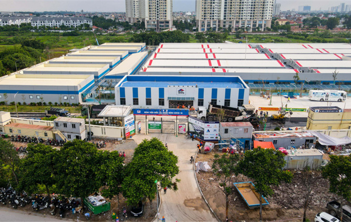 Hoàn tất công đoạn cuối để Bệnh viện dã chiến Hoàng Mai vào hoạt động