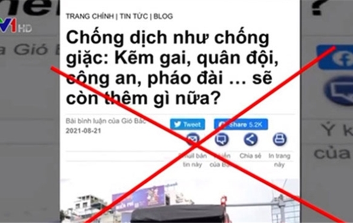 Vin cớ “góp ý chống Covid-19” để xuyên tạc, chia rẽ người dân với Công an
