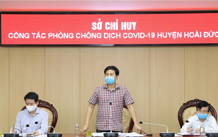 Tập trung, khẩn trương trong việc thành lập các khu cách ly tập trung trên địa bàn huyện Hoài Đức