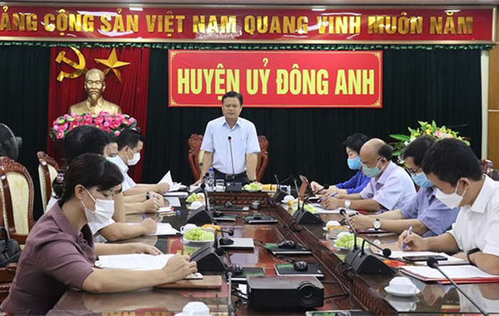 Huyện Đông Anh cần xây dựng phương án cho doanh nghiệp vừa tiến hành sản xuất, vừa đảm bảo công tác phòng, chống dịch