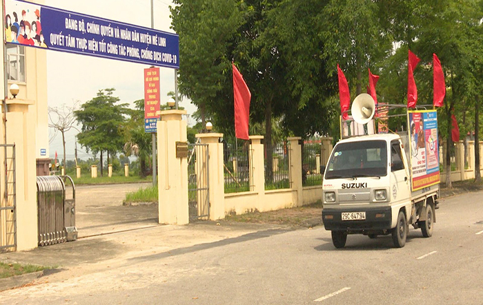 Mê Linh triển khai nhiều hình thức tuyên truyền phòng, chống dịch