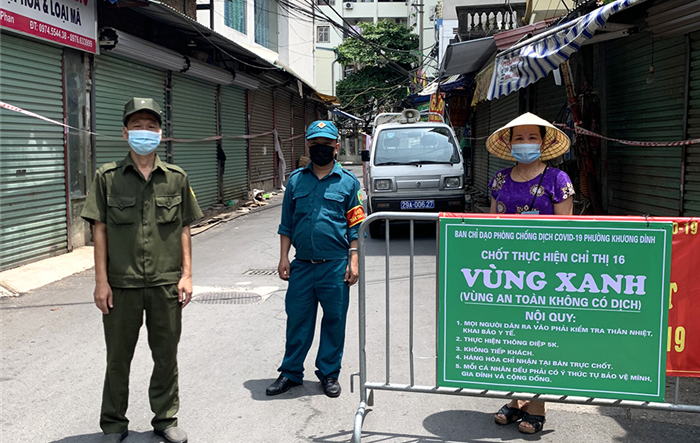 Mô hình “3 lớp +” phòng, chống dịch Covid-19 ở quận Thanh Xuân