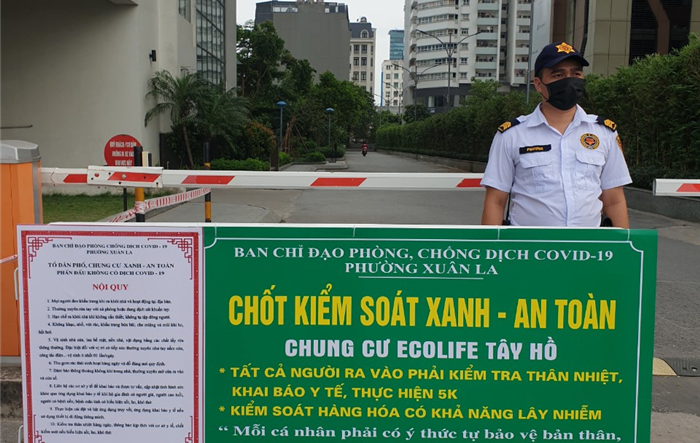 Mô hình “Khu dân cư xanh an toàn, Tổ dân phố xanh an toàn, Khu chung cư xanh an toàn” phát huy hiệu quả trong phòng, chống dịch