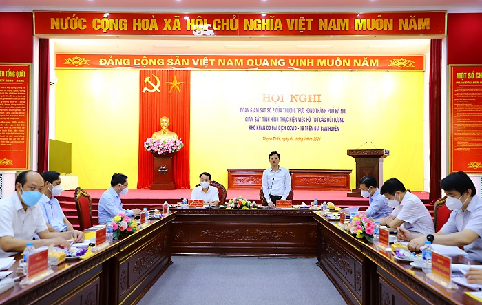Huyện Thạch Thất chi trả chính sách hỗ trợ người dân kịp thời