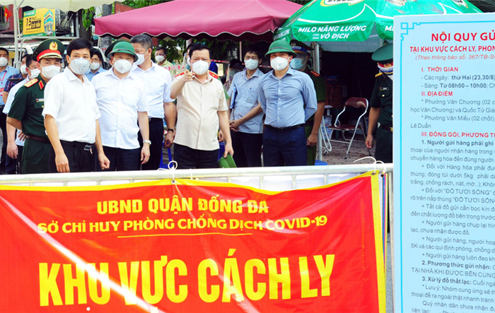 Ban Thường vụ Thành ủy Hà Nội chỉ đạo 6 nội dung đặc biệt lưu ý  nhằm nâng cao hiệu quả công tác phòng, chống Covid-19