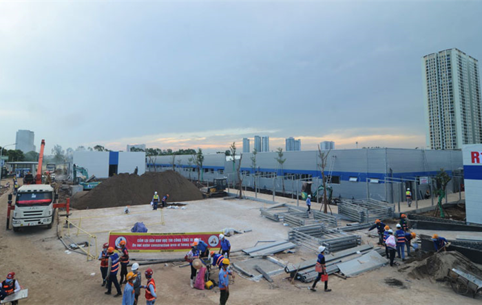 Tăng cường phòng, chống dịch Covid-19 trên công trường xây dựng thuộc địa bàn Thành phố