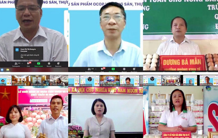 "Diễn đàn trực tuyến Hà Nội 2021 - Kết nối cung - cầu sản phẩm OCOP và nông sản, thực phẩm an toàn"