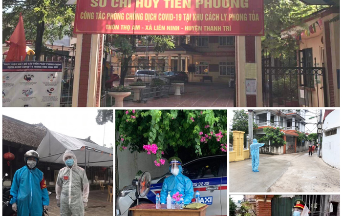 Lực lượng Công an huyện Thanh Trì “Bản lĩnh, nhân văn, vì Nhân dân phục vụ” xung kích trên tuyến đầu chống dịch Covid-19