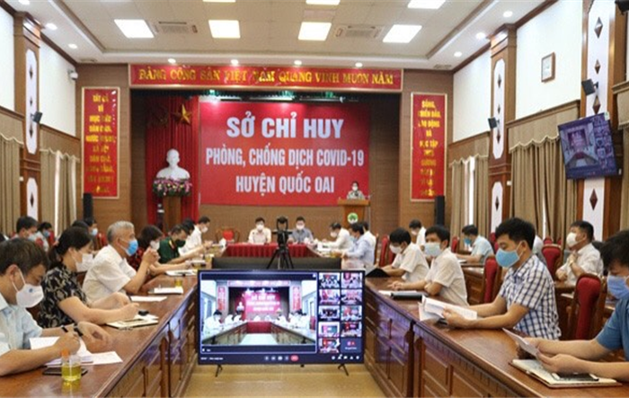 Huyện Quốc Oai: Triển khai công tác xét nghiệm, tiêm vắc xin đảm bảo phòng, chống dịch và hoạt động sản xuất