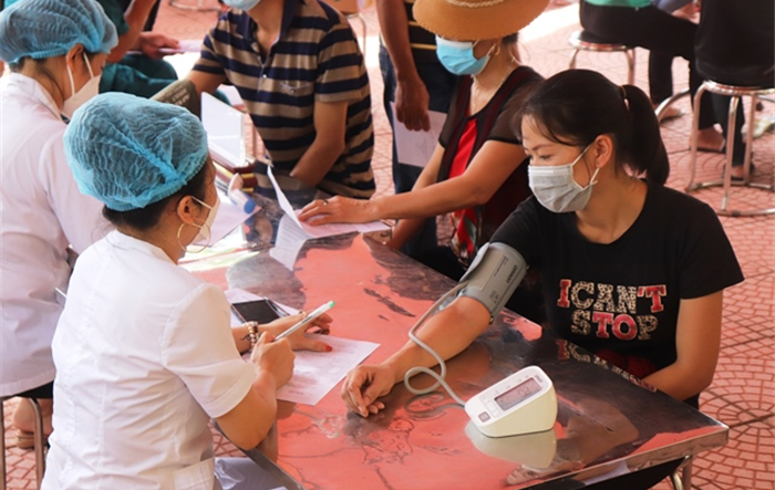 Huyện Phú Xuyên cơ bản hoàn thành chiến dịch xét nghiệm diện rộng và tiêm chủng vắc xin phòng Covid-19