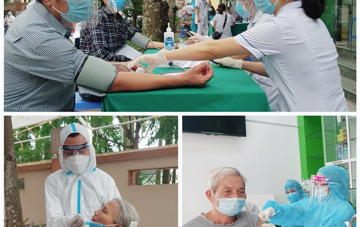 Huyện Thanh Trì: Cơ bản hoàn thành kế hoạch tiêm vắc xin và xét nghiệm Covid-19 diện rộng 