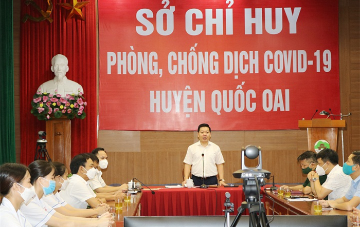 25 y bác sỹ huyện Quốc Oai hỗ trợ tỉnh Hà Nam chống dịch Covid-19
