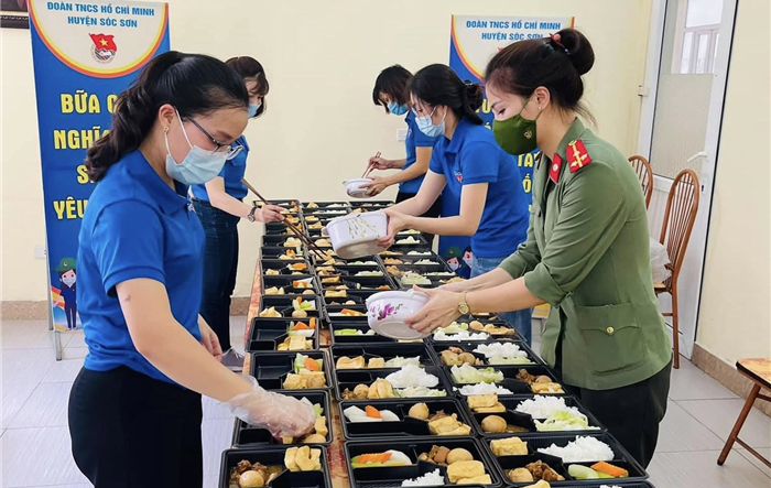 Phát huy tinh thần tình nguyện của tuổi trẻ Sóc Sơn trong tham gia phòng chống dịch Covid-19