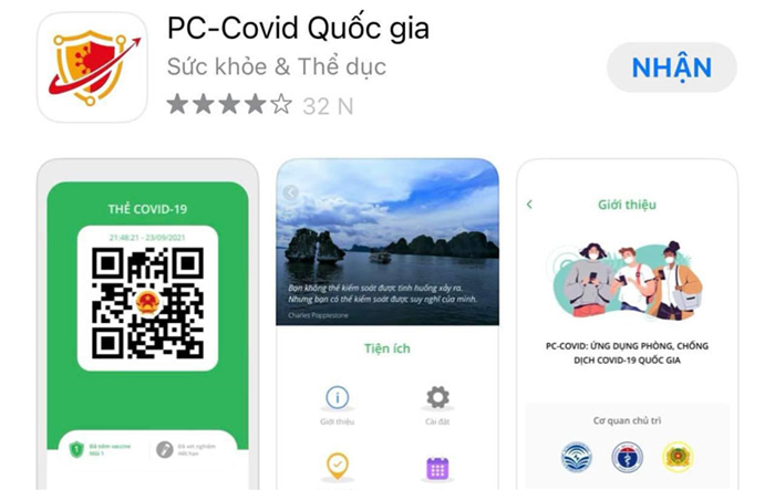 PC Covid xuất hiện trên 2 kho ứng dụng lớn AppStore và Google Play