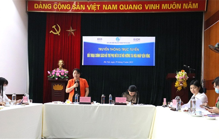 Đối thoại chính sách hỗ trợ phụ nữ di cư hồi hương tái hòa nhập bền vững
