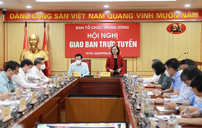 Triển khai nhiệm vụ công tác tổ chức xây dựng Đảng quý IV-2021