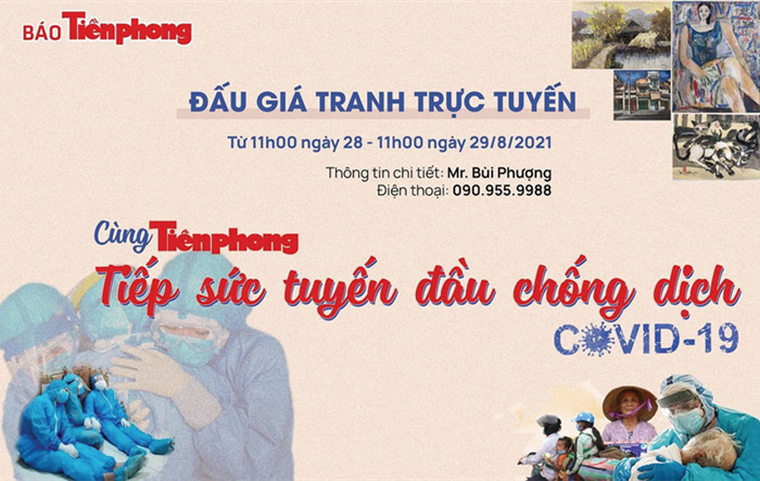 Khi hội họa cũng "lên đường" chống dịch