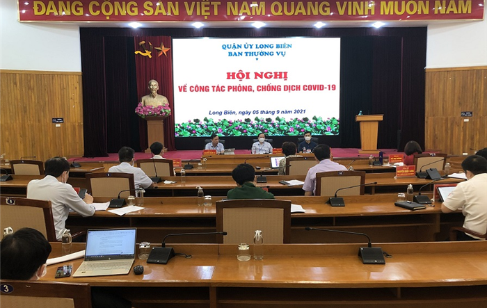Long Biên: Phân 03 nhóm khu vực để áp dụng phương án chống dịch từ ngày 9-9