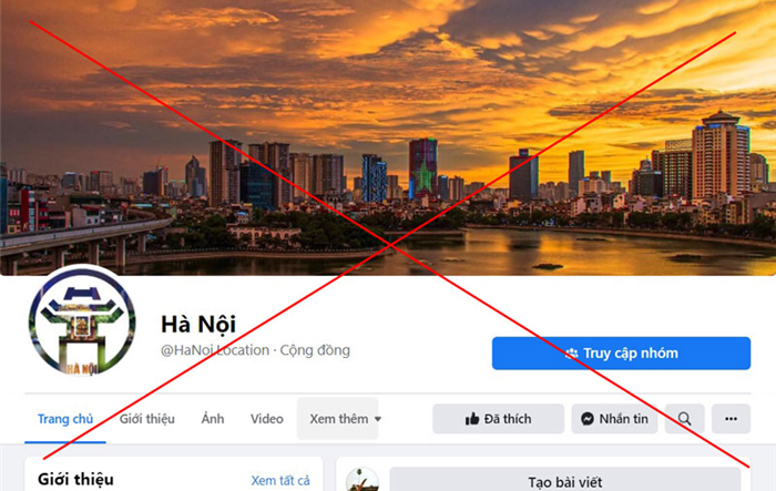 Xử lý nghiêm các trang, nhóm giả mạo thông tin của chính quyền thành phố Hà Nội