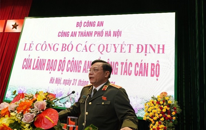 Công bố Quyết định Phó Thủ trưởng Cơ quan Cảnh sát điều tra Công an các quận, huyện