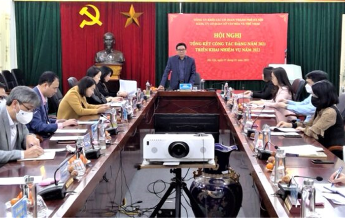 Đảng bộ cơ quan Sở Văn hóa và Thể thao Thành phố: Tổng kết công tác năm 2021, triển khai công tác năm 2022