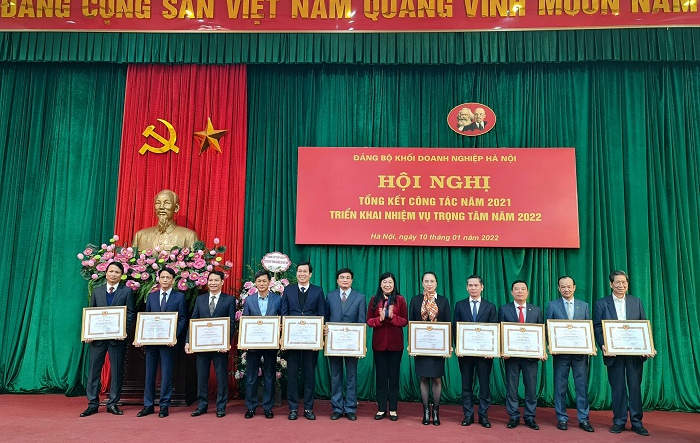 Đảng bộ Khối doanh nghiệp Hà Nội: Tổng kết công tác năm 2021, triển khai nhiệm vụ trọng tâm năm 2022