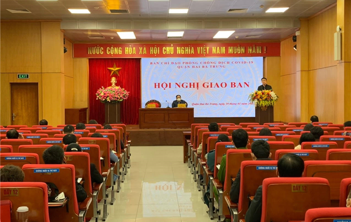 Ban Chỉ đạo phòng, chống dịch Covid-19 quận Hai Bà Trưng: Triển khai công tác phòng, chống dịch bệnh Covid-19