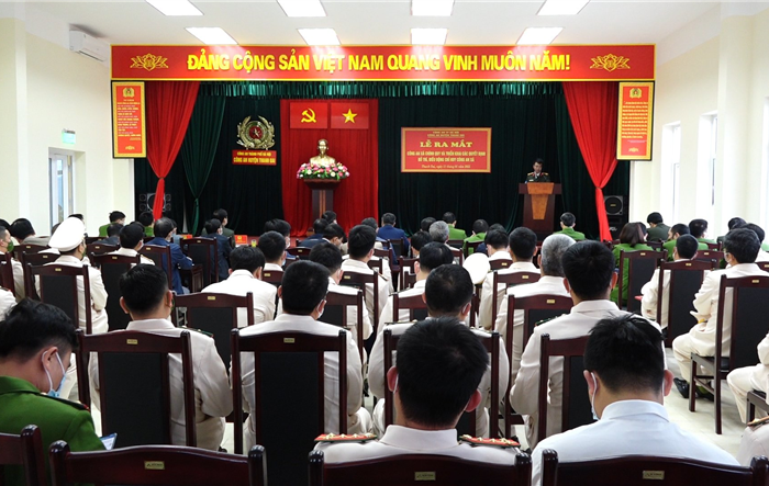 Lễ ra mắt Công an xã chính quy và triển khai các quyết định điều động Chỉ huy Công an xã