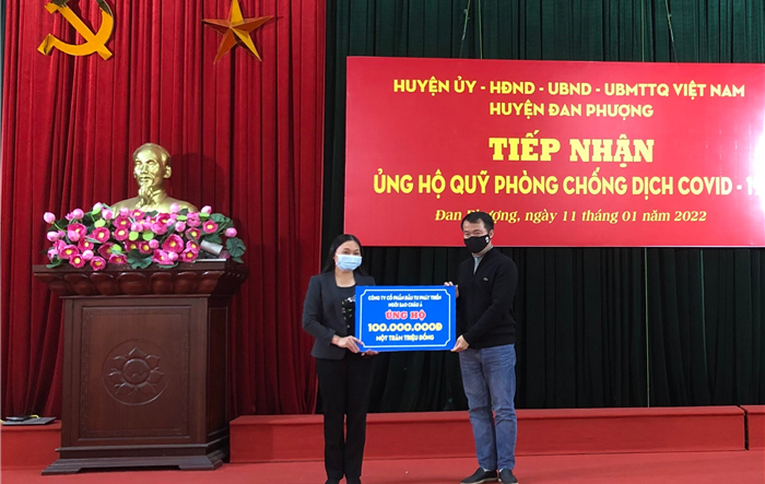 Tiếp nhận ủng hộ Quỹ phòng, chống dịch Covid-19 năm 2022