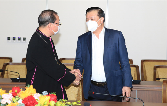 Mong đồng bào công giáo tiếp tục đồng hành vì các mục tiêu phát triển Thủ đô năm 2022