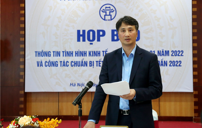 Hà Nội: Họp báo thông tin về tình hình kinh tế - xã hội tháng 1/2022 và công tác phục vụ Tết 