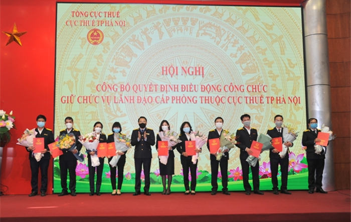 Hội nghị công bố các Quyết định điều động công chức giữ chức vụ lãnh đạo cấp phòng