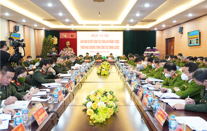 Công an Hà Nội sơ kết công tác tháng 1/2022