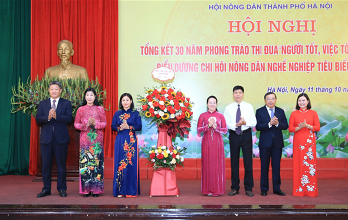 Đẩy mạnh phong trào thi đua “Người tốt, việc tốt” trong cán bộ, hội viên nông dân Thủ đô