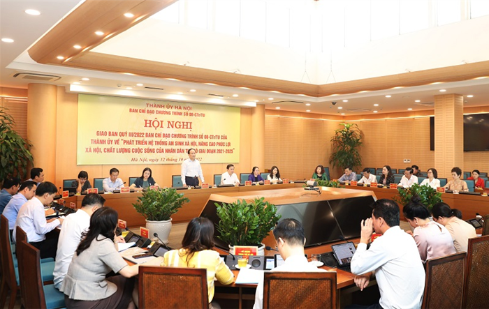 Ban Chỉ đạo Chương trình số 08-CTr/TU của Thành ủy triển khai nhiệm vụ những tháng cuối năm 2022