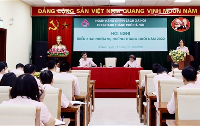 Chi nhánh Ngân hàng Chính sách xã hội thành phố Hà Nội tập trung giải ngân nguồn vốn tín dụng chính sách những tháng cuối năm 2022 
