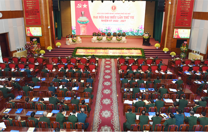 Hôm nay, diễn ra phiên trọng thể Đại hội Hội Cựu chiến binh thành phố Hà Nội lần thứ VII