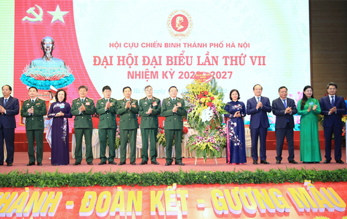 Đại hội đại biểu Hội Cựu chiến binh thành phố Hà Nội lần thứ VII, nhiệm kỳ 2022-2027 thành công tốt đẹp