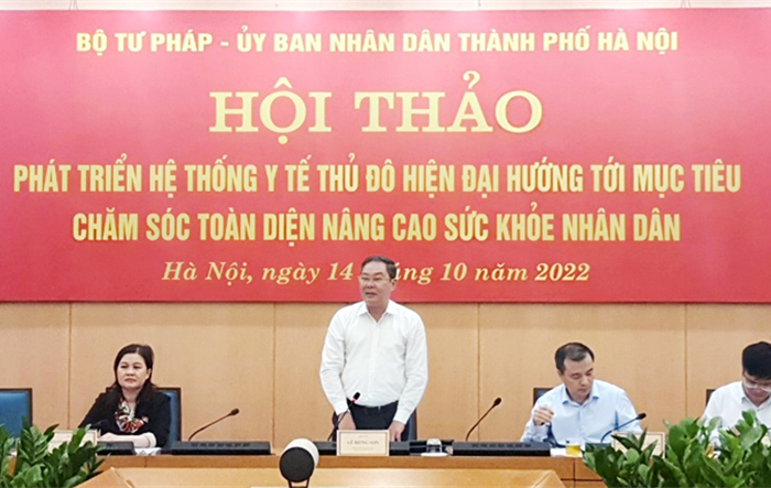 Hội thảo “Phát triển hệ thống y tế Thủ đô hiện đại hướng tới mục tiêu chăm sóc toàn diện nâng cao sức khỏe nhân dân”
