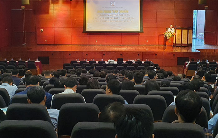 Hội nghị tập huấn hướng dẫn thực hiện quản lý chi phí đầu tư xây dựng