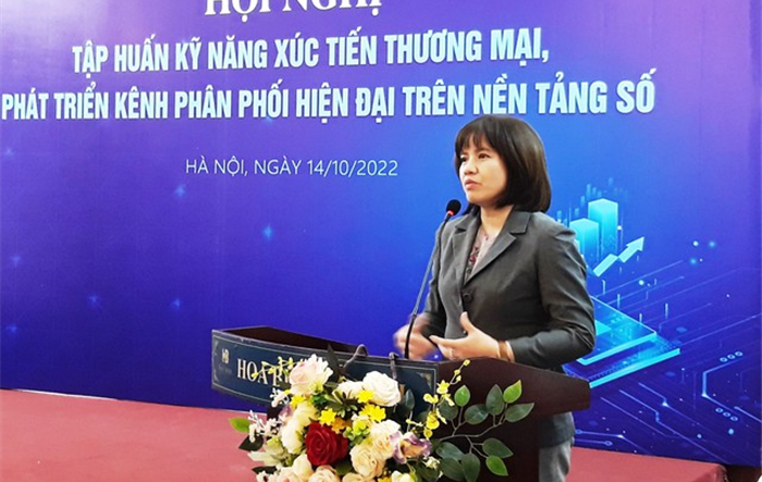 Tập huấn kỹ năng xúc tiến thương mại, phát triển kênh phân phối hiện đại trên nền tảng số 