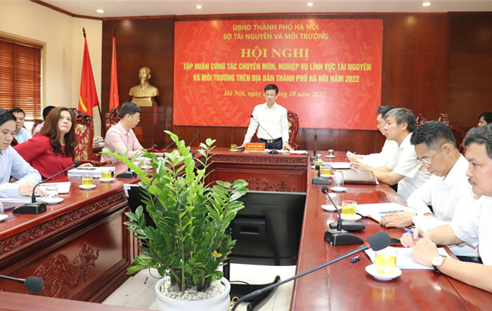 Tập huấn về công tác chuyên môn, nghiệp vụ lĩnh vực tài nguyên và môi trường